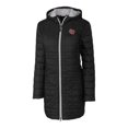 thumbnail image 2 of Women's Cutter & Buck  Black Oklahoma Sooners Vault Rainier Primaloft Eco Insulated Hooded Long Coat, 2 of 3