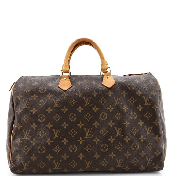Pre-Owned Speedy Handbag Monogram Canvas 40 By Rebag