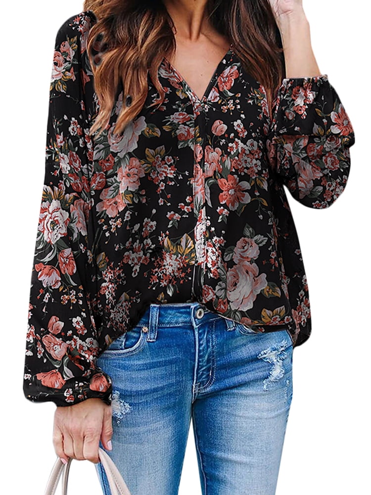 ZANZEA Women Autumn Casual Floral 