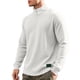 thumbnail image 4 of pstuiky camisas de manga larga para hombre, Sudadera informal holgada de cuello alto con media cremallera y manga larga para hombre Tops de hombre xxxl, 4 of 8