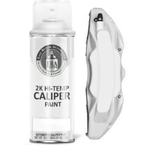 ERA Paints White Brake Caliper Paint With Omni-Curing Catalyst - 2K Aerosol High Gloss Chemical Resistant and Extremely Durable Against Color Fade and Brake Fluid