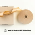 thumbnail image 2 of MMBM 10 Rolls - 6.3 Mil- Reinforced Brown Gummed Tape Economically Effective, Water Activated, Multipurpose, Kraft, 2.83 Inch x 150 Yards, 2 of 7