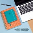 thumbnail image 3 of Clever Fox Password Book with tabs. Internet Address and Password Organizer Logbook with alphabetical tabs. Small Pocket Size Password Keeper Journal Notebook for Computer & Website Logins (Turquoise), 3 of 6