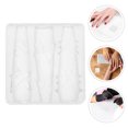 thumbnail image 1 of COMPUKAS Silicone Nail Stencil Transparent Butterfly Bow For 3D Carving 1Set, 1 of 7