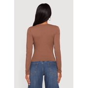 Women's Long Sleeve Solid Tee