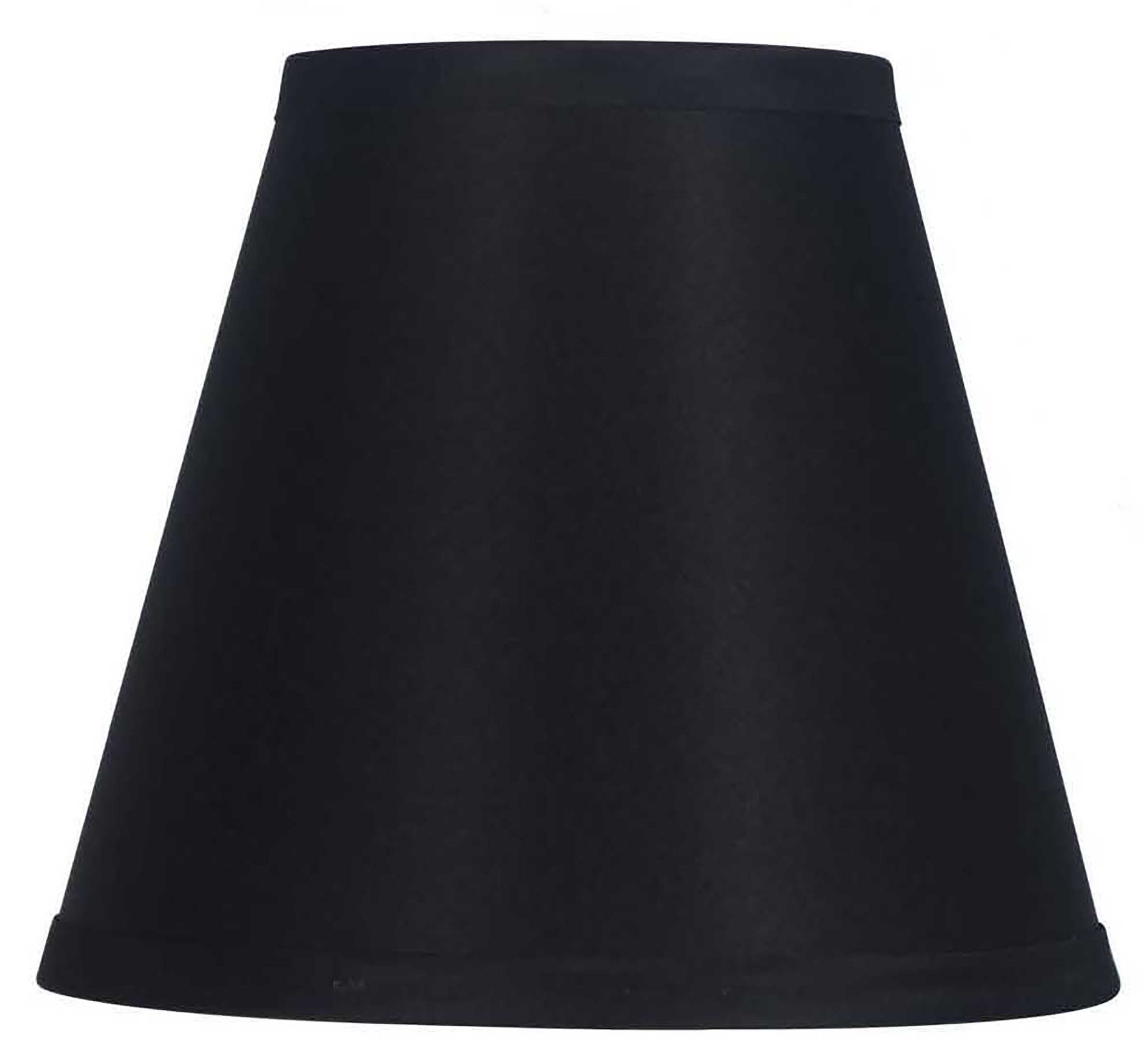 Mainstays Empire Accent Lamp Shade in Solid Black 7"