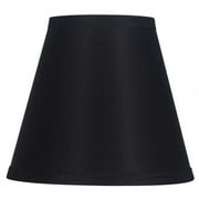 Mainstays 4.5 x 8 x 7" Empire Accent Lamp Shade in Solid Black