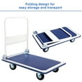 thumbnail image 4 of Costway 660lbs Platform Cart Dolly Folding Foldable Moving Warehouse Push Hand Truck, 4 of 9