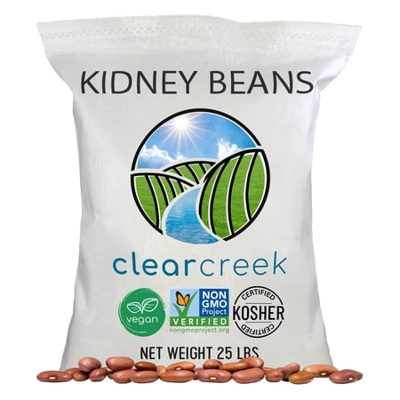 Certified Glyphosate Residue Free Kidney Beans Grown in Washington | 25 lbs | Non-GMO | Kosher | Vegan | Non-Irradiated Certified Glyphosate Residue Free Kidney Beans Grown in Washington | 25 lbs | Non-GMO | Kosher | Vegan | Non-Irradiated