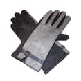 thumbnail image 2 of Womens Fashion Smart Touch Glove - Houndstooth Trim Grey, 2 of 3