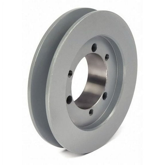 1/2 in to 1-5/8 in Quick Detachable Bushed Bore 1 Groove V-Belt Pulley 4.5 in OD
