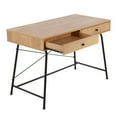 thumbnail image 7 of Indoor Home Office Furniture Casper Industrial Desk In Black Steel And Brown Wood, 7 of 7