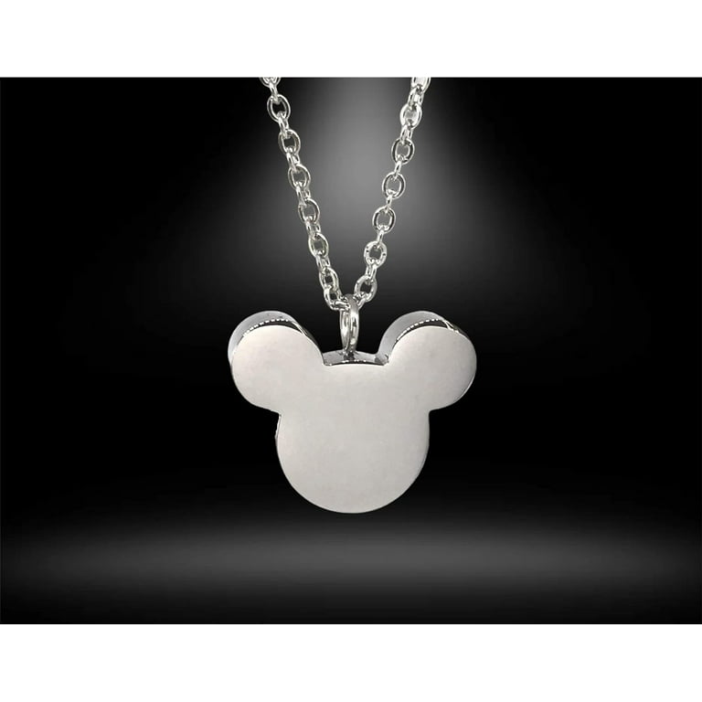 Mickey Pendant Necklace Cremation Ashes Remembrance Urn Jewelry Keep Your Loved One Close High Quality Mickey Mouse Remembrance Necklace Beautiful