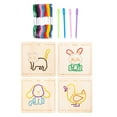 thumbnail image 3 of Wooden Lacing Embroidery Board Game Busy Board Learning and Educational Colorful Animal, 3 of 8