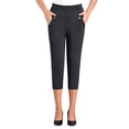 thumbnail image 2 of Noric Women's Plus SizeCapri Pants High Waist Casual Cropped Leggings with Button Pockets for Summer, 2 of 6