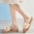 thumbnail image 3 of Wavsuf Pool Slides for Women Beach Casual Summer Beige Slides Slippers Size 6.5, 3 of 8