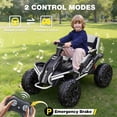 thumbnail image 6 of East doll 24V Big Kids Ride on Toys, Electric Power Ride on Car for Kids, 4 Wheeler, 4WD 800W Motors ATV for Kids, 5MPH, Parent Remote, Music, White, 6 of 9