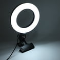 thumbnail image 3 of Anillo De Luz, Brillo Ajustable, Alimentado Por USB, 3000-6000K, Anillo De Luz Con Clip Para Videoconferencia, 3 of 7