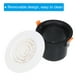 thumbnail image 3 of Uxcell Ventilación Redonda de 4 Pulgadas con Resorte, 2 piezas Difusor de Aire Ajustable de Plástico ABS con Rejilla de Persiana para Oficina en Casa, Blanco, 3 of 6