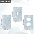 thumbnail image 2 of Light Switch Cover Switch Plate Outlet Cover Plug Cover for Electrical Unused Outlet Cover Cute Clouds and Hearts Pattern, 2 of 6