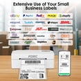thumbnail image 3 of Forc Imprimante d'Étiquettes d'Expédition, Imprimante d'Étiquettes Thermique 4x6 pour Petite Entreprise et Bureau, Compatible avec Android, iOS, Windows et Mac, Largement Utilisée, 3 of 7