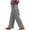 #05 Gray 【Mix, Match & Rotate: Stock Up on Daily Colors】, variant on Women's Solid Lace Elastic Waist Long Pants with Side Pockets, Polyester Casual Pants, Mid Waisted Pants, Pants for Women, Straight Leg Dressy Casual Trousers | UKHCCC,Army Green L