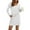 07#White, variant on Dresses for Women 2025 Casual Long Sleeve Dress Trendy Fall Fashion Cozy Travel Outfits Army Green M