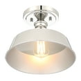 thumbnail image 2 of Trade Winds Grady 1-Light Ceiling Light in Polished Nickel, 2 of 4