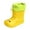 Yellow, variant on Kids Cartoon Rain Boots Lightweight Outdoor Rain Booties For Toddler Girls