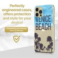 thumbnail image 2 of Case Yard iPhone-12/12-Pro Case Clear Soft & Flexible TPU Ultra Low Profile Slim Fit Thin Shockproof Transparent Bumper Protective Cover Drop Protective Cell Phone Cases (Venice Beach), 2 of 8