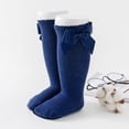 thumbnail image 7 of 5 Pack Baby Girl Knee High Socks Toddler Dress Socks Baby Bow Stocking Cotton Infant Socks, 7 of 7