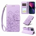 thumbnail image 3 of Funda Cartera GANGXUN con Diseño de Perrito en Relieve para iPhone 14 , Protección 360° con Ranuras y Correa Desmontable, 3 of 6