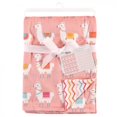 thumbnail image 2 of Hudson Baby Infant Girl Plush Mink Blanket, Llama, One Size, 2 of 2
