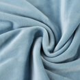 thumbnail image 4 of Ottoman Cover Square Velvet Ottoman Covers Protector for Footrest Foot Stool Furniture Stretch Comfortable with Elastic Bottom Small Stone Blue, 4 of 6