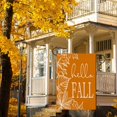 thumbnail image 2 of Hello Fall Maple Leaves Garden Flag Burlap Vertical Double Sided 12.5x18 Orange Autumn Leaf Small Yard Flags Thanksgiving Harvest Home Farmhouse Outdoor Decoration, 2 of 6