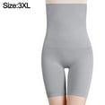 thumbnail image 2 of Pantalones cortos moldeadores posparto de cintura alta para mujer, ropa interior con cinturilla, pantalones para levantar cadera y apretar abdominales, color gris, 2 of 5