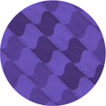 thumbnail image 1 of Ahgly Company Tapis Rond Lavable en Machine Intérieur Transitionnel Violet Améthyste Violet, 7 Pieds Rond, 1 of 7