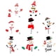 thumbnail image 3 of Bewildely Calcomanía para puerta de nevera de estilo de dibujos animados con temática de Navidad de Hotel, decoración impermeable para Kits de decoración para fiestas CT004, 3 of 6