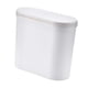 thumbnail image 4 of Cubo de basura de cocina, contenedor de basura, cubo de basura delgado y sencillo, estilo nórdico. Blanco, 4 of 9