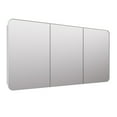 thumbnail image 4 of Glass Warehouse Sc3-Sq-60X32 Calla 60" X 32" Framed Triple Door Medicine Cabinet - White, 4 of 7