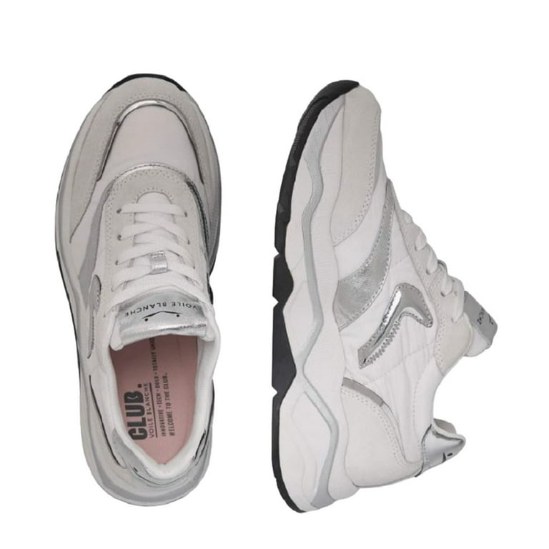 スニーカー VOILE BLANCHE Women Sneakers 2018302 0N01 White Voile Blanche White Sporty Sneaker White (Women's) - Walmart.com