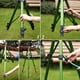 thumbnail image 2 of Rociador de agua Rociador de riego de 360 ​​grados para jardín de césped (trípode verde), 2 of 8