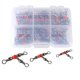 thumbnail image 1 of Pesca Giratoria de Tres Vías, 50 Piezas 3 # - 8 # Agua Dulce Agua Salada Giratoria Pesca Giratoria Barril 3 Vías Conector Giratorio de Línea Cruzada Sunnimix 3 Way Swivels de pesca, 1 of 8