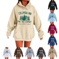 thumbnail image 6 of Columbia Inn Pine Tree Vermont Hoodies for Women Long Sleeve Christmas Graphic Hooded Sweatshirt with Pockets Pullover Tops, 6 of 7