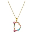 thumbnail image 1 of Collier Initial Pendentif Lettre en Argent Collier Alphabet pour Femmes Collier Initial Colliers Lettre pour Femmes et Filles Colliers Occidentaux Collier Perle avec Collier Pendentif Collier Femmes, 1 of 3