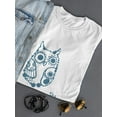 thumbnail image 3 of The Owl Watercolor Sketch T-Shirt Women -Image by Shutterstock, Female Small, 3 of 4