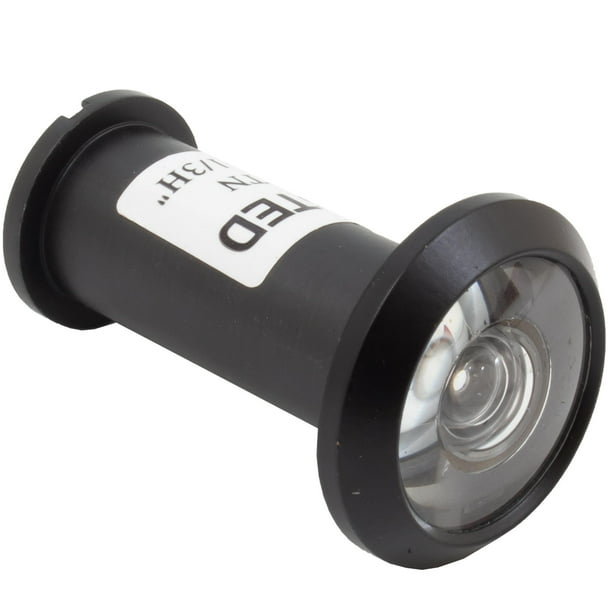 ULRated Door Viewer, 180 Degrees, 1/2" Bore Hole, Adjusts from 13/8