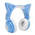 thumbnail image 5 of Auriculares Bluetooth con Oreja de Gato Estéreo Lindo Micrófono Incorporado de Alta Sensibilidad Auriculares LED Ajustables para niños con Cable de 3,5 mm Azul, 5 of 5