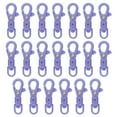thumbnail image 1 of Uxcell Plastic Lobster Claw Clasps Swivel Lanyard Snap Hook Trigger Clips, Purple, 1 of 5