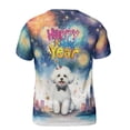 thumbnail image 2 of Happy New Year with Bichon Frise Fireworks Holiday Xmas Winter 2025 All Over Print 3D Shirt Unisex Merch Bichons Dog Lovers Gifts Idea - 00025, 2 of 6